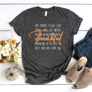 Thankful Fall Graphic T-Shirt
